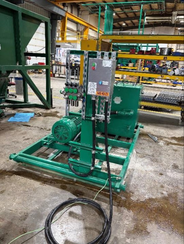 Sludge Hopper and Hydraulic Pack